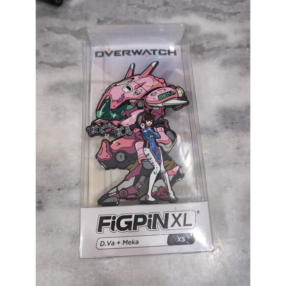 FigPin XL, Overwatch D.Va + Meka, #X5, Collectible Enamel Pin, Unlocked - Picture 1 of 5